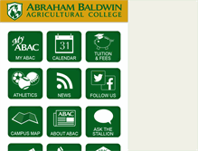 Tablet Screenshot of abac.edu